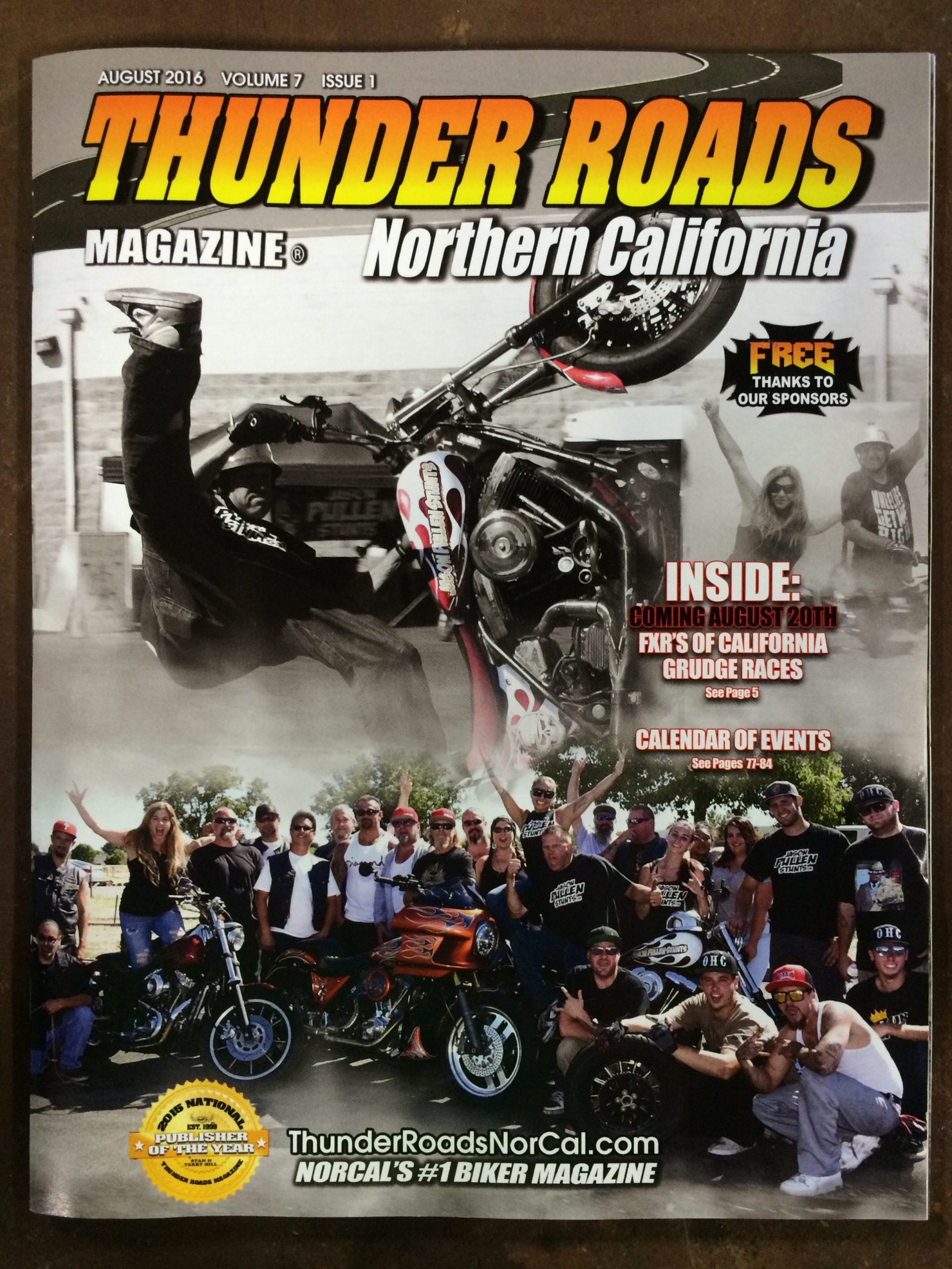Chopper Guys in Thunder Roads Publication - Custom FXR Motorcycles