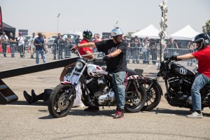 Chopper Guys CPI California Performance Iron and FXRs of California at Sacramento Speedway. Starring Jason Pullen Stunts FXR motorcycle stunt riders. 